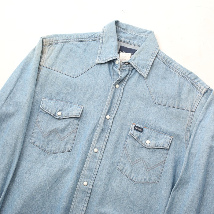 ラングラー ウエスタン デニムシャツ Wrangler Western Denim L/S Shirts# | Vintage.City 빈티지숍, 빈티지 코디 정보
