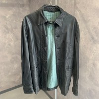 black leather  jacket | Vintage.City 빈티지숍, 빈티지 코디 정보