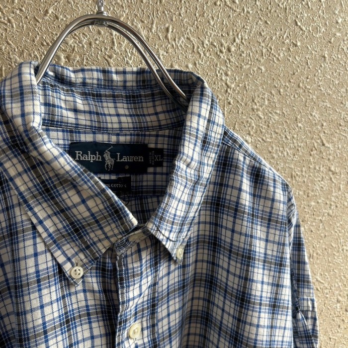Ralph Lauren check shirt | Vintage.City 古着屋、古着コーデ情報を発信