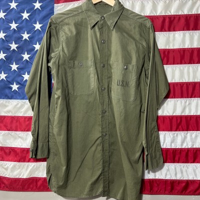 40s US NAVY海軍　 N-3 ポプリンシャツ | Vintage.City 빈티지숍, 빈티지 코디 정보