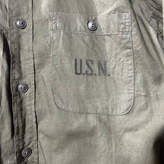 40s US NAVY海軍　 N-3 ポプリンシャツ | Vintage.City 古着屋、古着コーデ情報を発信