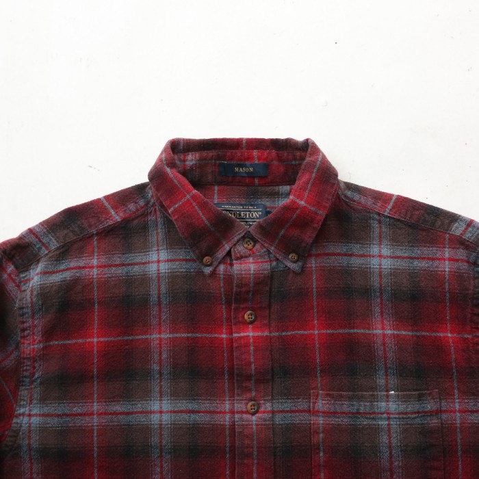 ペンドルトン コットン チェック柄 長袖シャツ Pendleton Cotton Checked L/S Shirt# | Vintage.City 빈티지숍, 빈티지 코디 정보