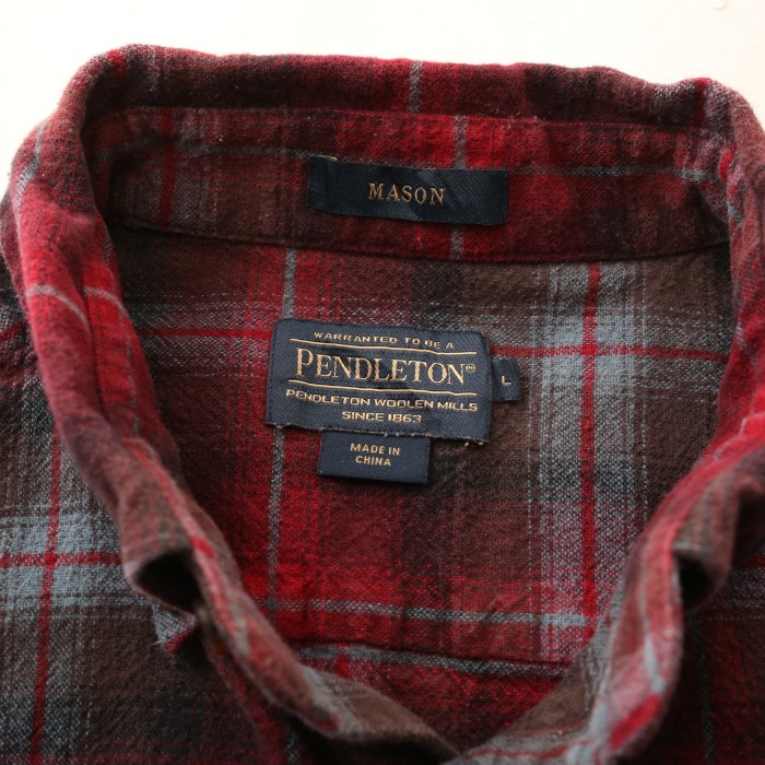ペンドルトン コットン チェック柄 長袖シャツ Pendleton Cotton Checked L/S Shirt# | Vintage.City 古着屋、古着コーデ情報を発信