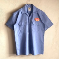 Used "Dickies" Men's Short Sleeve Twill Work Shirt | Vintage.City 古着屋、古着コーデ情報を発信