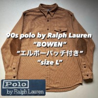 90s polo by Ralph Lauren L/S shirt “BOWEN” “エルボーパッチ付き” “size L” 90年代 ラルフローレン 長袖シャツ チンスト付き | Vintage.City Vintage Shops, Vintage Fashion Trends