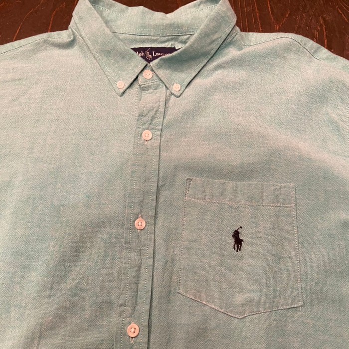 Ralph Lauren BD shirt (XL)green | Vintage.City 古着屋、古着コーデ情報を発信