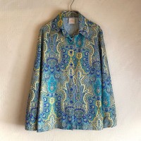 Vintage "JANE COLBY" Blue & Green Shirt | Vintage.City 古着屋、古着コーデ情報を発信