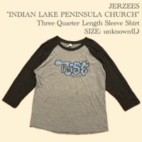 JERZEES "INDIAN LAKE PENINSULA CHURCH" Three-Quarter Length Sleeve Shirt - unknown(L) | Vintage.City Vintage Shops, Vintage Fashion Trends