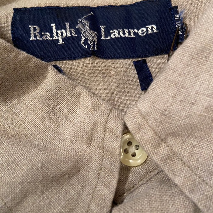 Ralph Lauren Linen shirt ( XL)beige | Vintage.City 빈티지숍, 빈티지 코디 정보