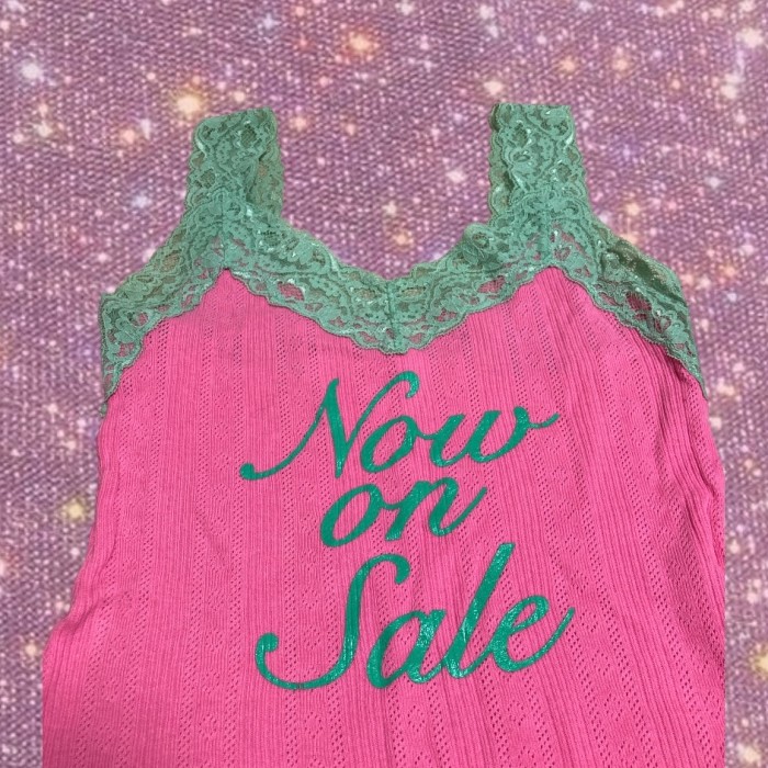 Y2K 00’s McBling　"PEACH JOHN" ♡Now on Sale ♡ lettered camisole | Vintage.City 빈티지숍, 빈티지 코디 정보