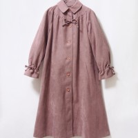 peach skin ribbon coat | Vintage.City 古着屋、古着コーデ情報を発信