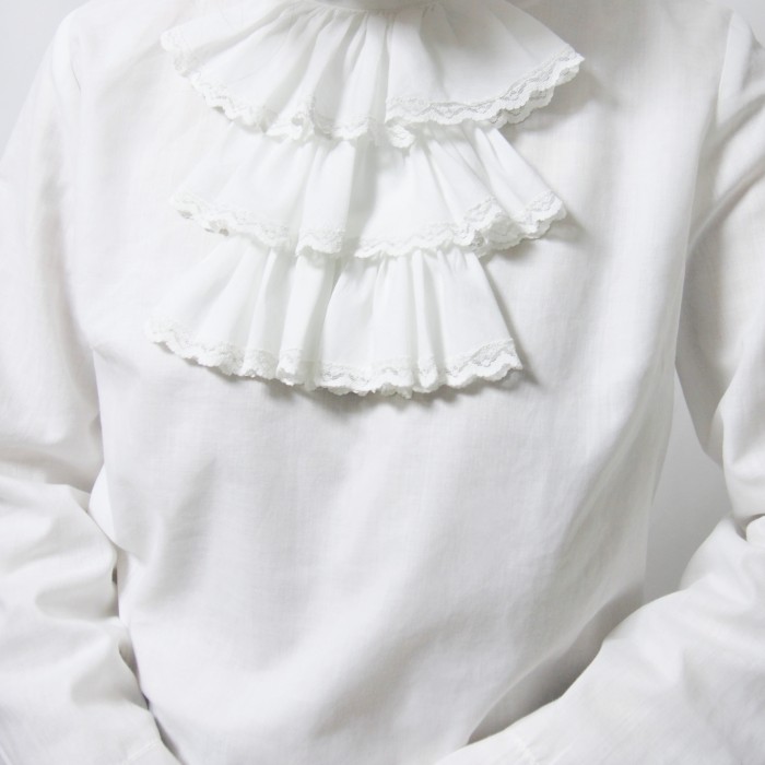 breakfast frill blouse | Vintage.City 빈티지숍, 빈티지 코디 정보