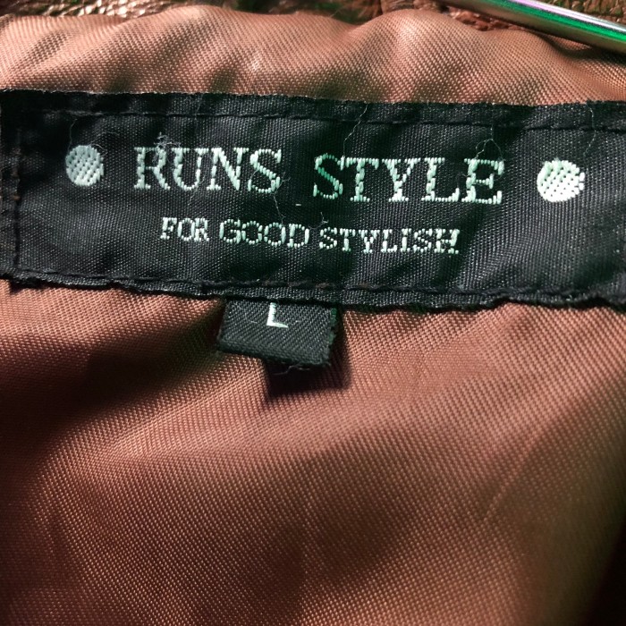 RUNS STYLE 70s A-2型レザージャケット | Vintage.City 古着屋、古着コーデ情報を発信