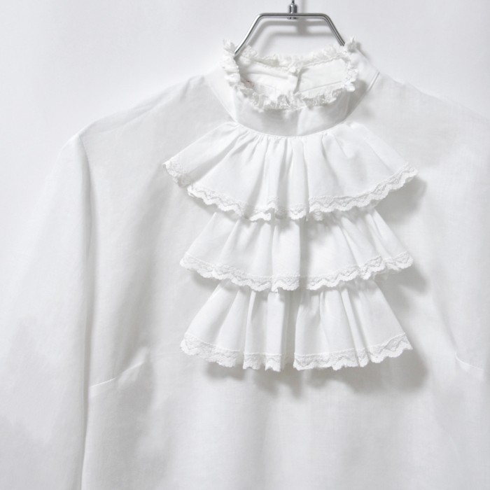 breakfast frill blouse | Vintage.City 古着屋、古着コーデ情報を発信