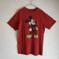 Used Mickey Mouse Red T-shirt | Vintage.City 古着屋、古着コーデ情報を発信