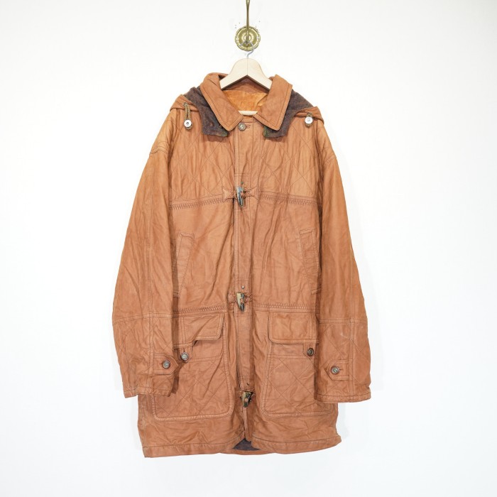 *SPECIAL ITEM* USA VINTAGE ROYAL THE NORTE WEST MOUNTED LEATHER HUNTING COAT/アメリカ古着レザーハンティングコート | Vintage.City 古着屋、古着コーデ情報を発信