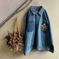 HIPHOP denim jacket | Vintage.City 古着屋、古着コーデ情報を発信