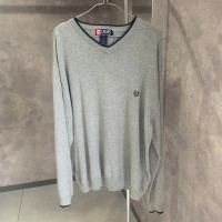 CHAPS grey knit | Vintage.City 빈티지숍, 빈티지 코디 정보