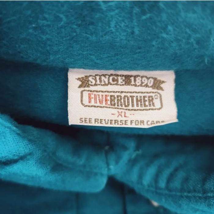 90s FIVE BROTHER  シャモアクロス　ネルシャツ　長袖　XL | Vintage.City 古着屋、古着コーデ情報を発信