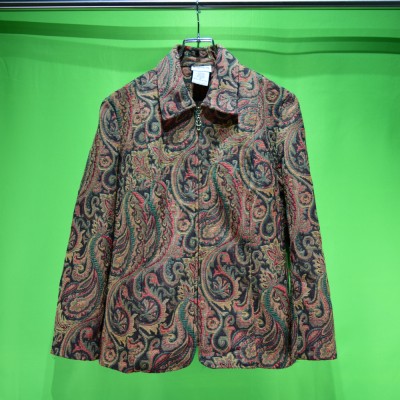 vintage design Gobelin print jacket | Vintage.City 古着屋、古着コーデ情報を発信