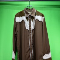 vintage poly rayon design western shirt | Vintage.City 古着屋、古着コーデ情報を発信