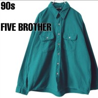 90s FIVE BROTHER  シャモアクロス　ネルシャツ　長袖　XL | Vintage.City 古着屋、古着コーデ情報を発信