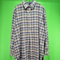 vintage euro grand farther light flannel check shirt フランス製 | Vintage.City 古着屋、古着コーデ情報を発信
