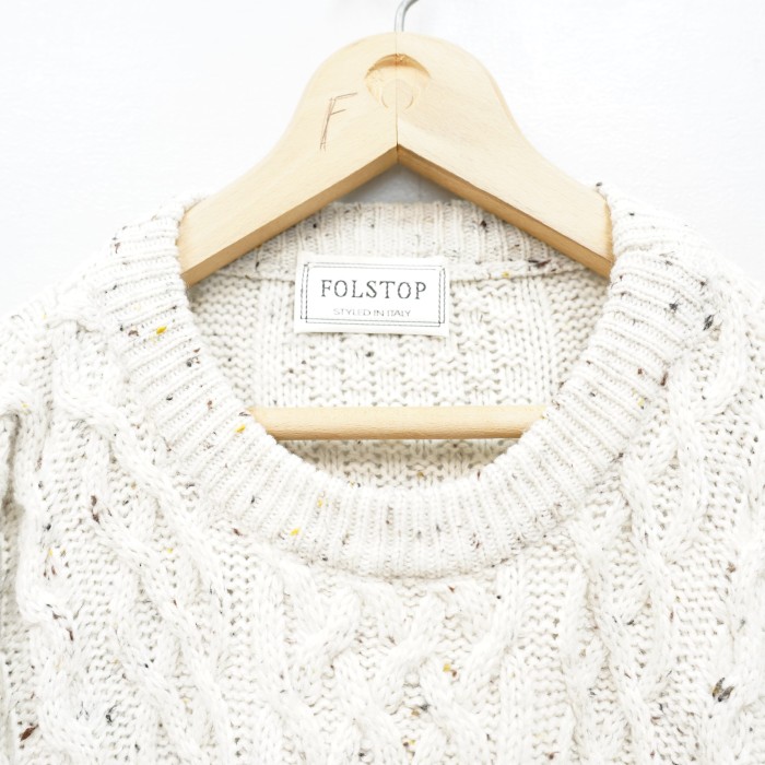 EU VINTAGE FOLSTOP CABLE DESIGN MIX KNIT STYLED IN ITALY/ヨーロッパ古着ケーブルデザインミックスニット | Vintage.City Vintage Shops, Vintage Fashion Trends