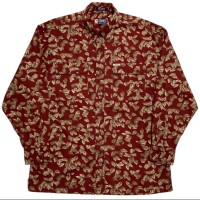 【CHAPS Ralph Lauren】leaf pattern l/s shirt | Vintage.City 古着屋、古着コーデ情報を発信