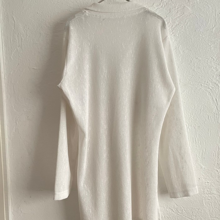 white sheer shirt | Vintage.City 古着屋、古着コーデ情報を発信