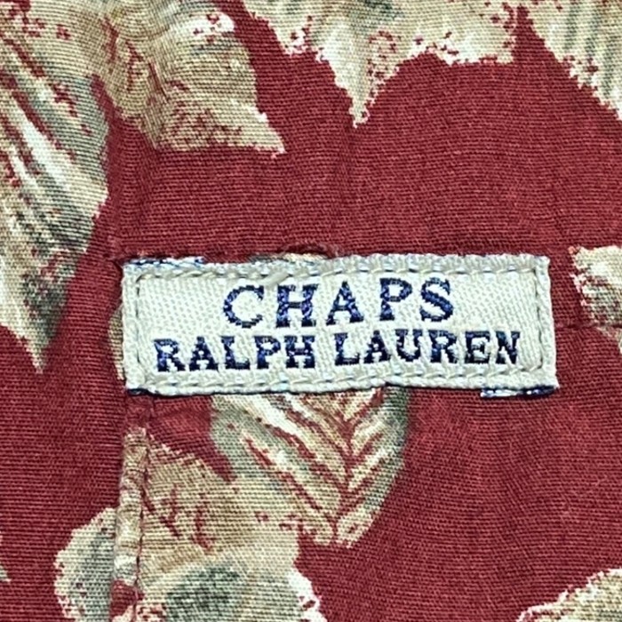 【CHAPS Ralph Lauren】leaf pattern l/s shirt | Vintage.City 古着屋、古着コーデ情報を発信