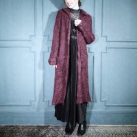 *SPECIAL ITEM* USA VINTAGE PURPLE COLOR MOHAIR LONG COAT/アメリカ古着パープルカラーモヘアロングコート | Vintage.City 빈티지숍, 빈티지 코디 정보