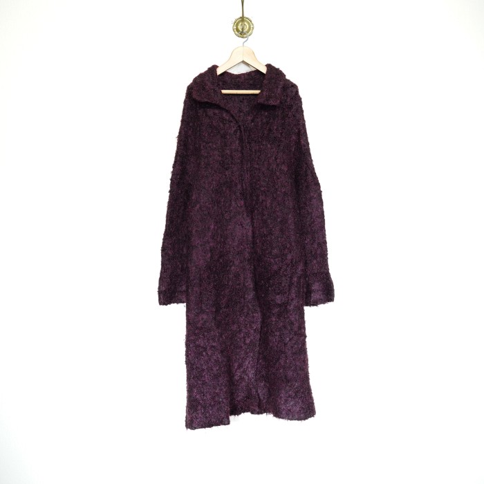 *SPECIAL ITEM* USA VINTAGE PURPLE COLOR MOHAIR LONG COAT/アメリカ古着パープルカラーモヘアロングコート | Vintage.City 古着屋、古着コーデ情報を発信