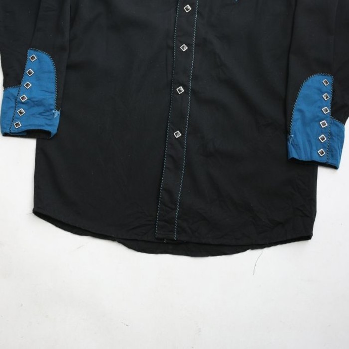 2Tone Color Western Shirt | Vintage.City 古着屋、古着コーデ情報を発信