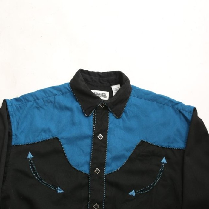 2Tone Color Western Shirt | Vintage.City 古着屋、古着コーデ情報を発信