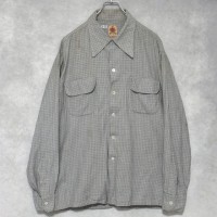 40〜50s rayon houndstooth pattern shirts | Vintage.City 빈티지숍, 빈티지 코디 정보