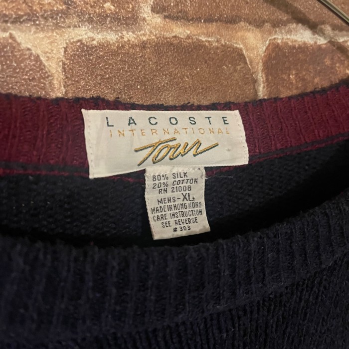 LACOSTE インターナショナル オーバー デザイン ニットセーター | Vintage.City 古着屋、古着コーデ情報を発信