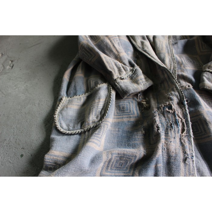 40's Swansdown Nassau gown "boro" | Vintage.City 古着屋、古着コーデ情報を発信