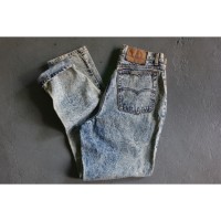 90's Levi's 505 chemical wash denim pants "IRREGULAR" | Vintage.City 빈티지숍, 빈티지 코디 정보