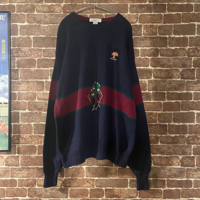 LACOSTE インターナショナル オーバー デザイン ニットセーター | Vintage.City 古着屋、古着コーデ情報を発信
