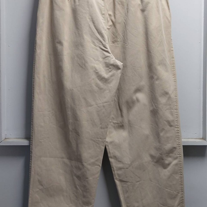 90-00’s GAP “relaxed” ツータック チノ パンツ ベージュ W34 L30 裾ダブル 1990-2000年代 | Vintage.City 古着屋、古着コーデ情報を発信