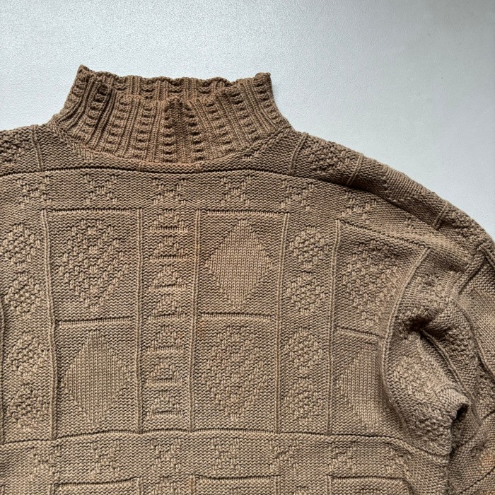 90s OLD GAP mock neck cotton knit sweater  90年代 オールドギャップ モックネックコットンニットセーター | Vintage.City 빈티지숍, 빈티지 코디 정보