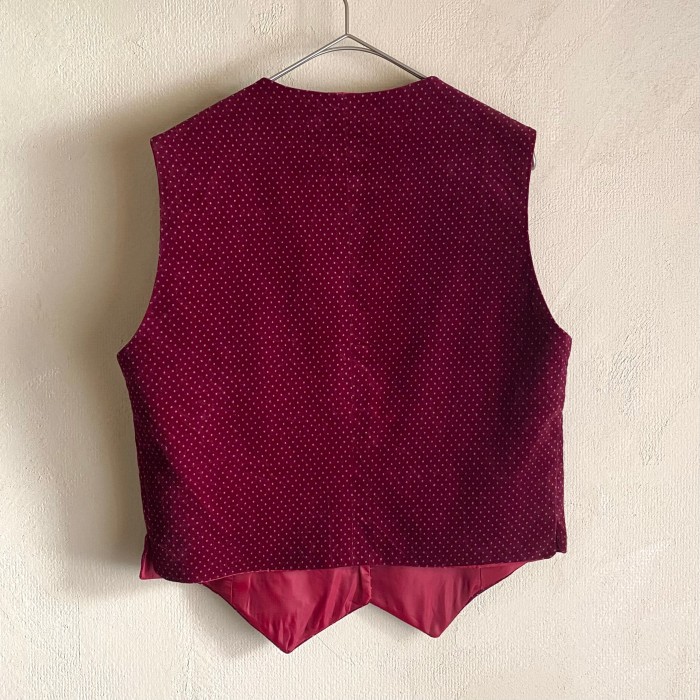 Vintage Velvet Handmade Vest | Vintage.City 古着屋、古着コーデ情報を発信