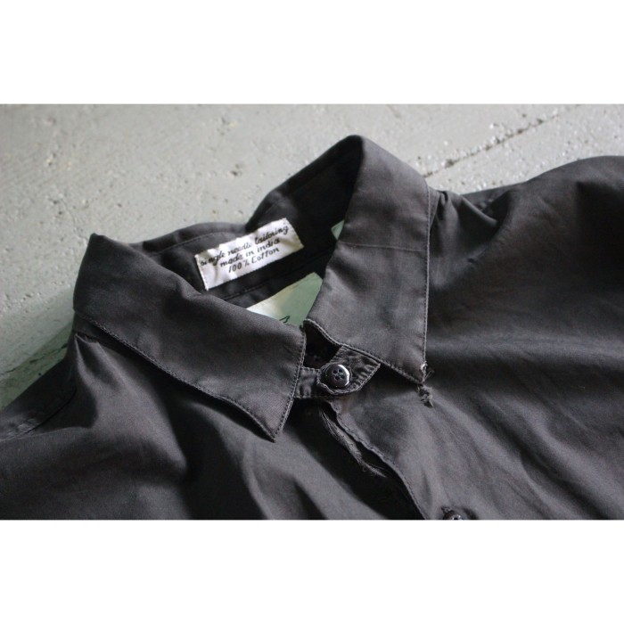 80's GOOUCH cotton shirt "boro" | Vintage.City 古着屋、古着コーデ情報を発信