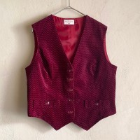 Vintage Velvet Handmade Vest | Vintage.City 古着屋、古着コーデ情報を発信