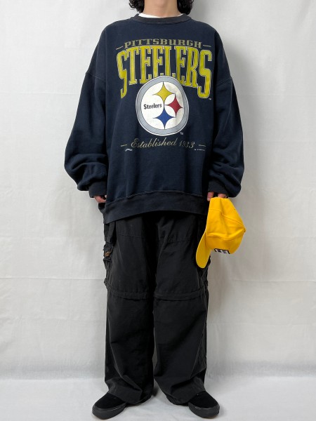 90s USA製 NUTMEG NFL スティーラーズ スウェット size XXL ¥6,980

00s カーゴパンツ

お気軽にお問い合わせ下さい | Check out vintage snap at Vintage.City