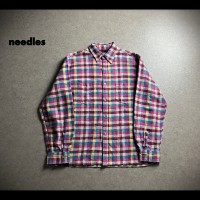 NEEDLES ニードルス ダブルポケット ボックス コットン シャツ | Vintage.City 古着屋、古着コーデ情報を発信