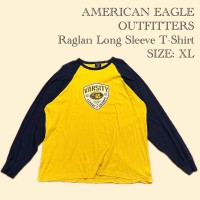 AMERICAN EAGLE OUTFITTERS Raglan Long Sleeve T-Shirt - XL | Vintage.City 빈티지숍, 빈티지 코디 정보