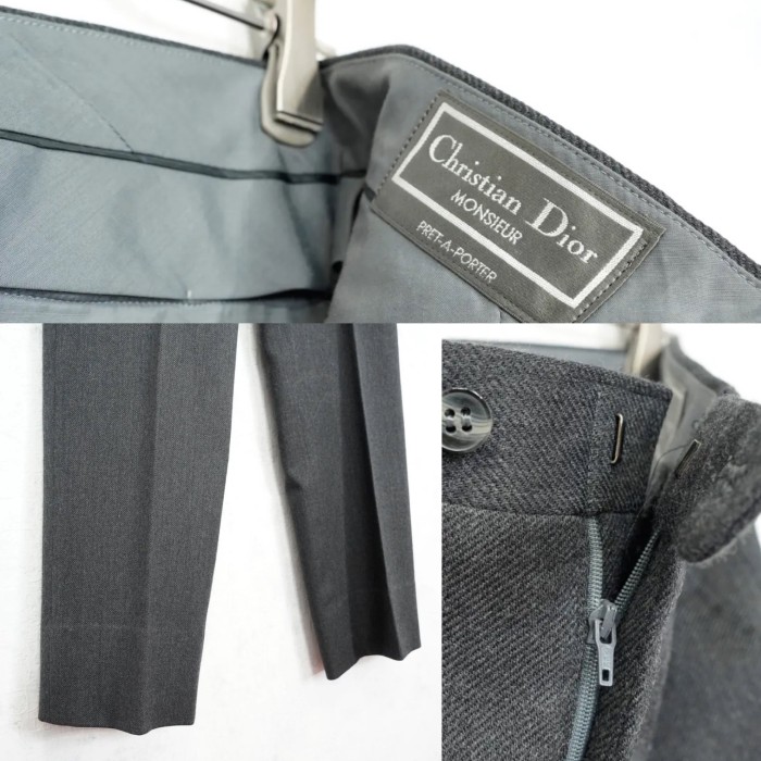 Christian Dior 2B DESIGN WOOL SET UP SUIT/クリスチャンディオール2ボタンデザインウールセットアップスーツ | Vintage.City 古着屋、古着コーデ情報を発信
