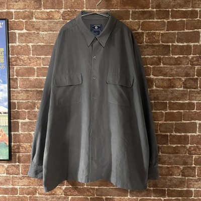 US ワントーン グレー ビッグシルエット オーバーシャツ | Vintage.City 古着屋、古着コーデ情報を発信